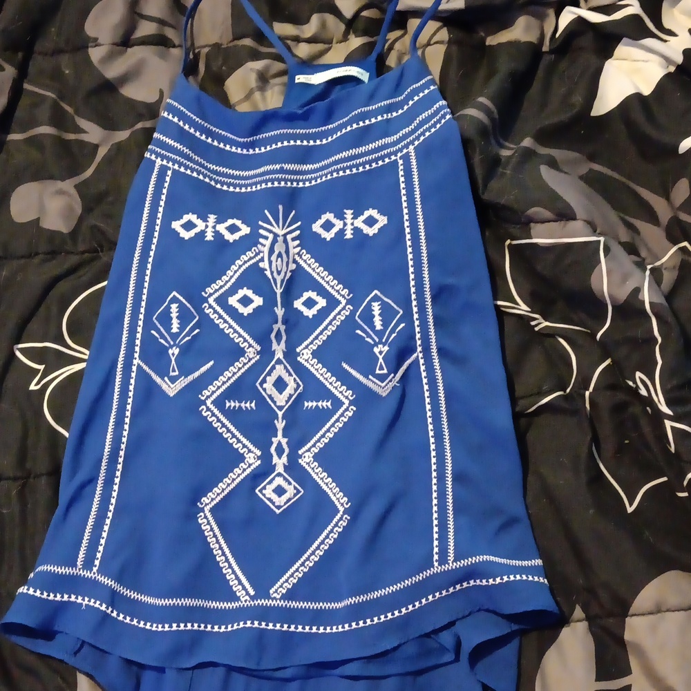 Blue tank top maurices